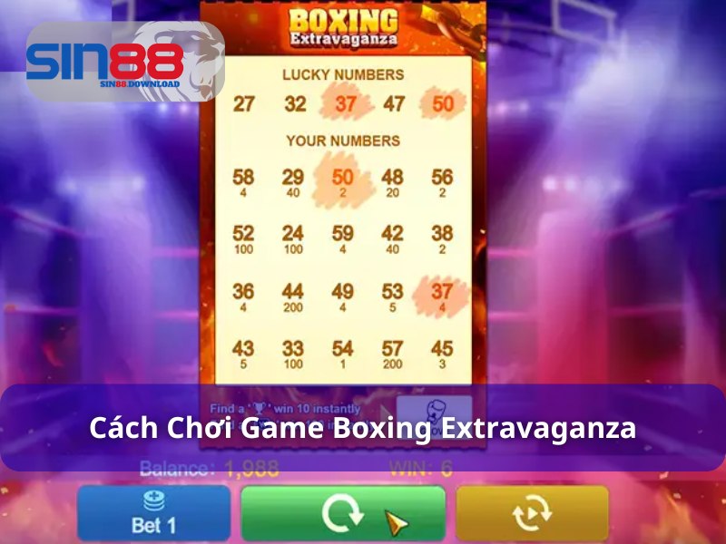 Cách chơi game Boxing extravaganza